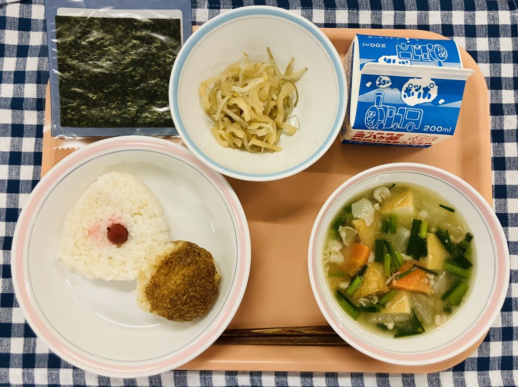 2種類のおにぎり作ったよー🍙✨