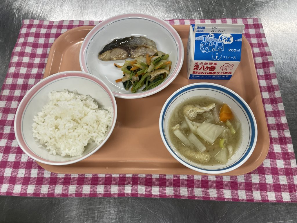 和食給食です