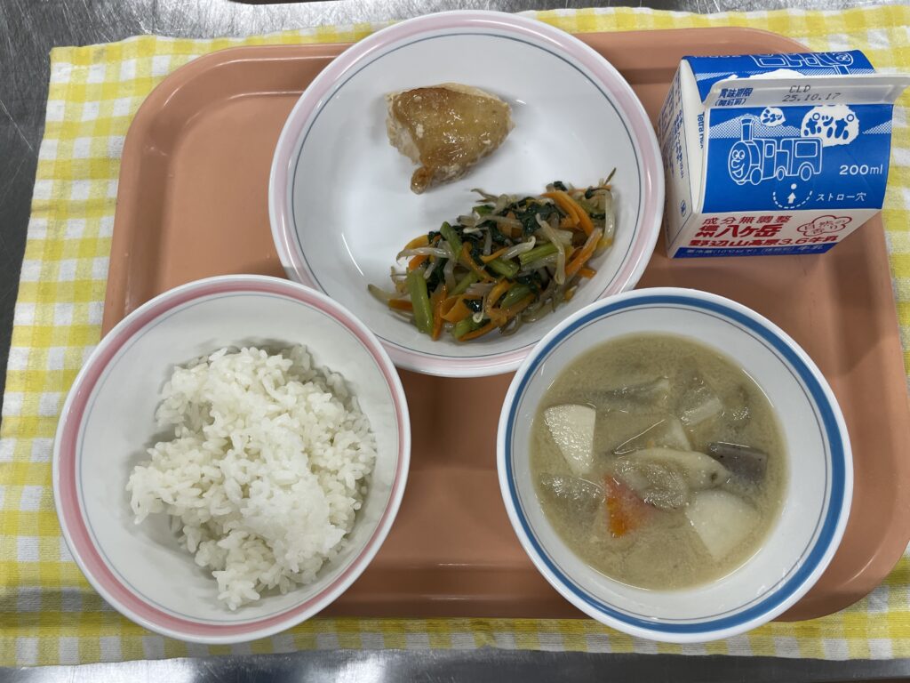 しっかりタンパク質💪