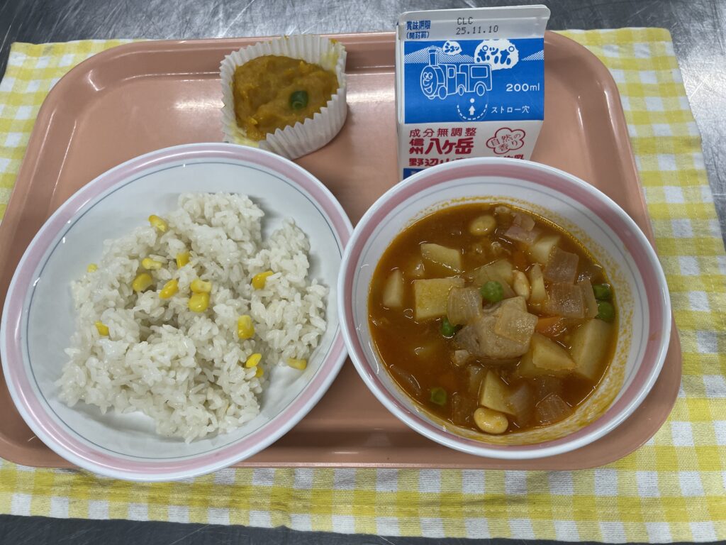 今週ラストはハロウィン献立