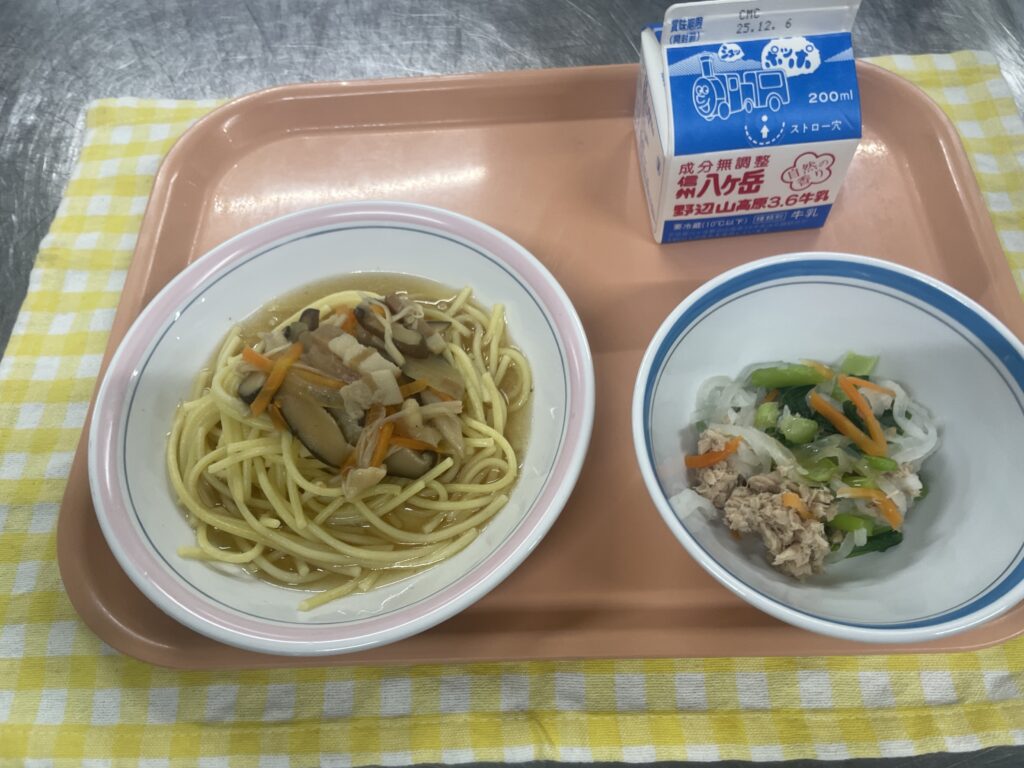 だしが香る❣あったか和風スープスパの日