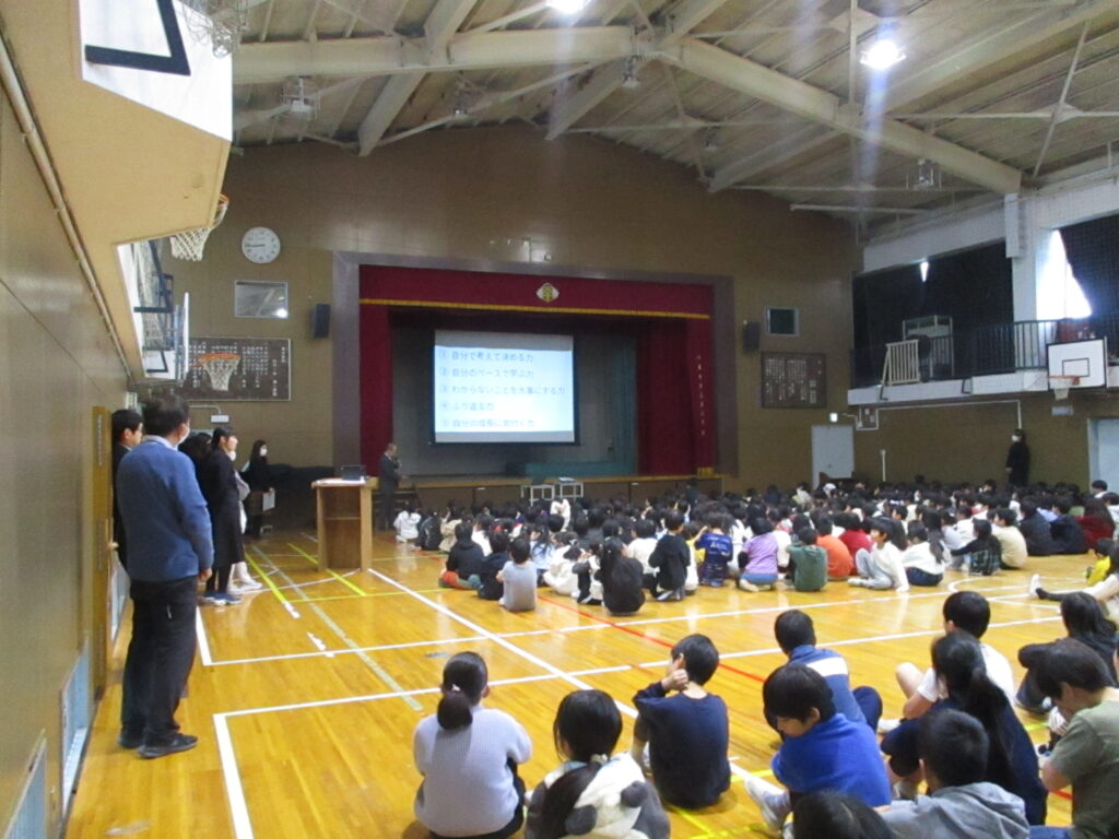 ２学期　終業式