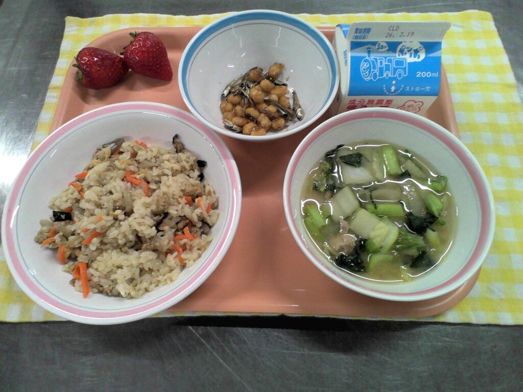 今年度最後の江戸こがね汁です。